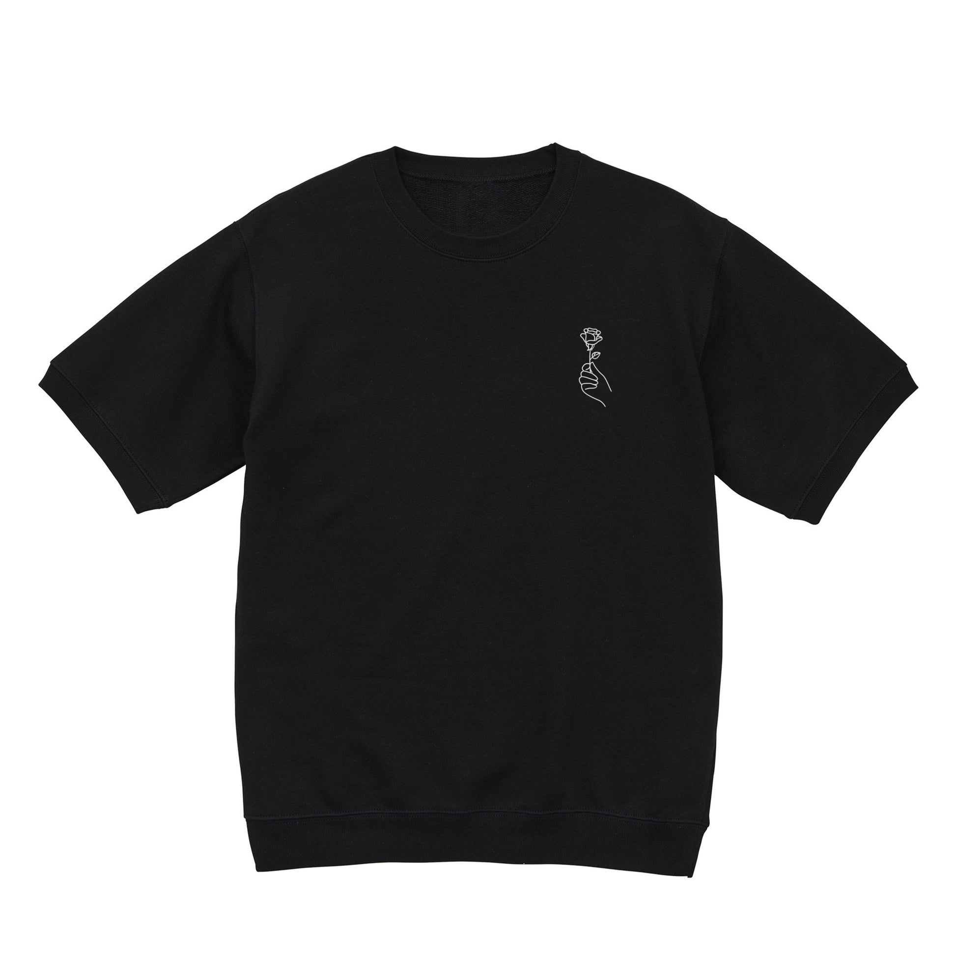 FLR French Terry Short Sleeve Top black image