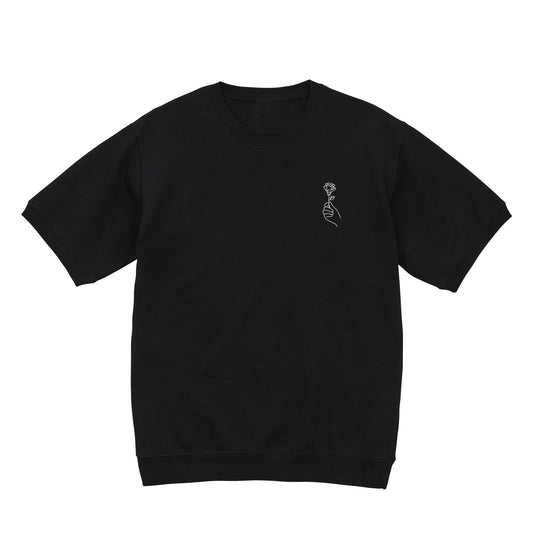 FLR French Terry Short Sleeve Top black image