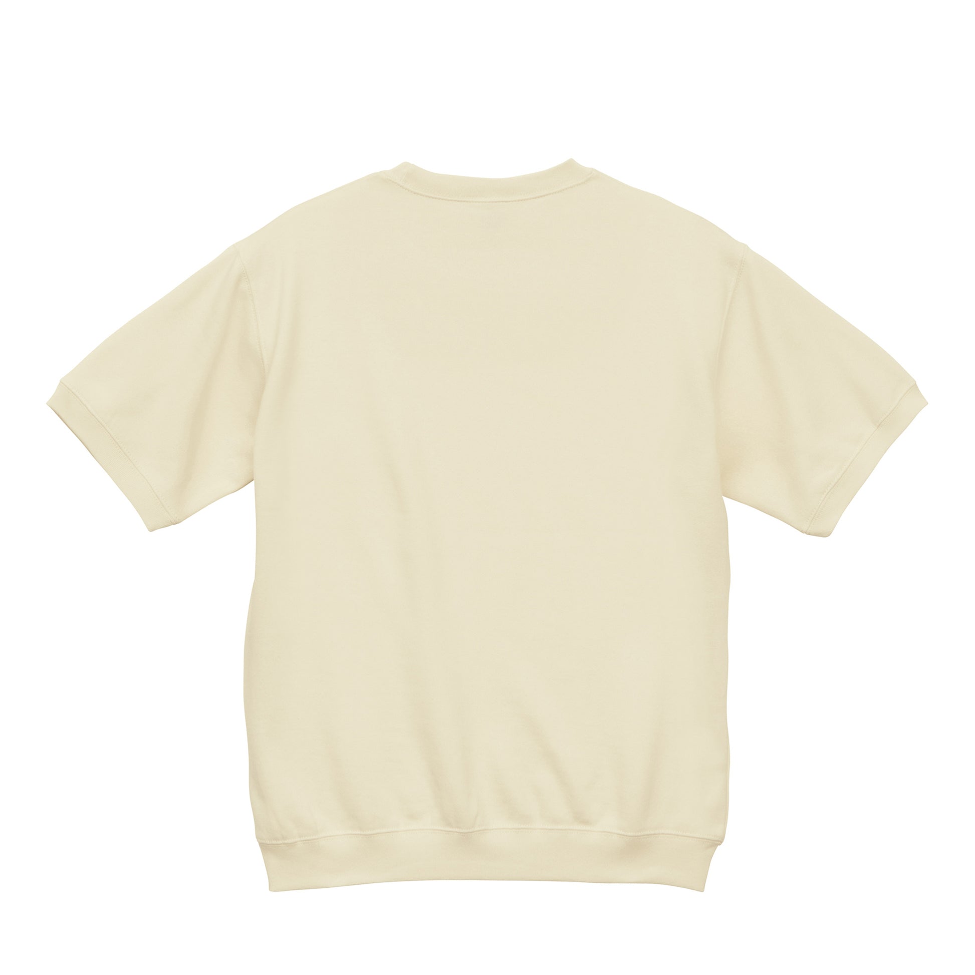 FLR Center Embroidery French Terry Top natural image
